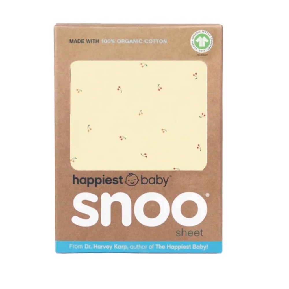 Snoo butter Cherry-Print Baby Swaddle Sack and matching sheet - Picture 2 of 3